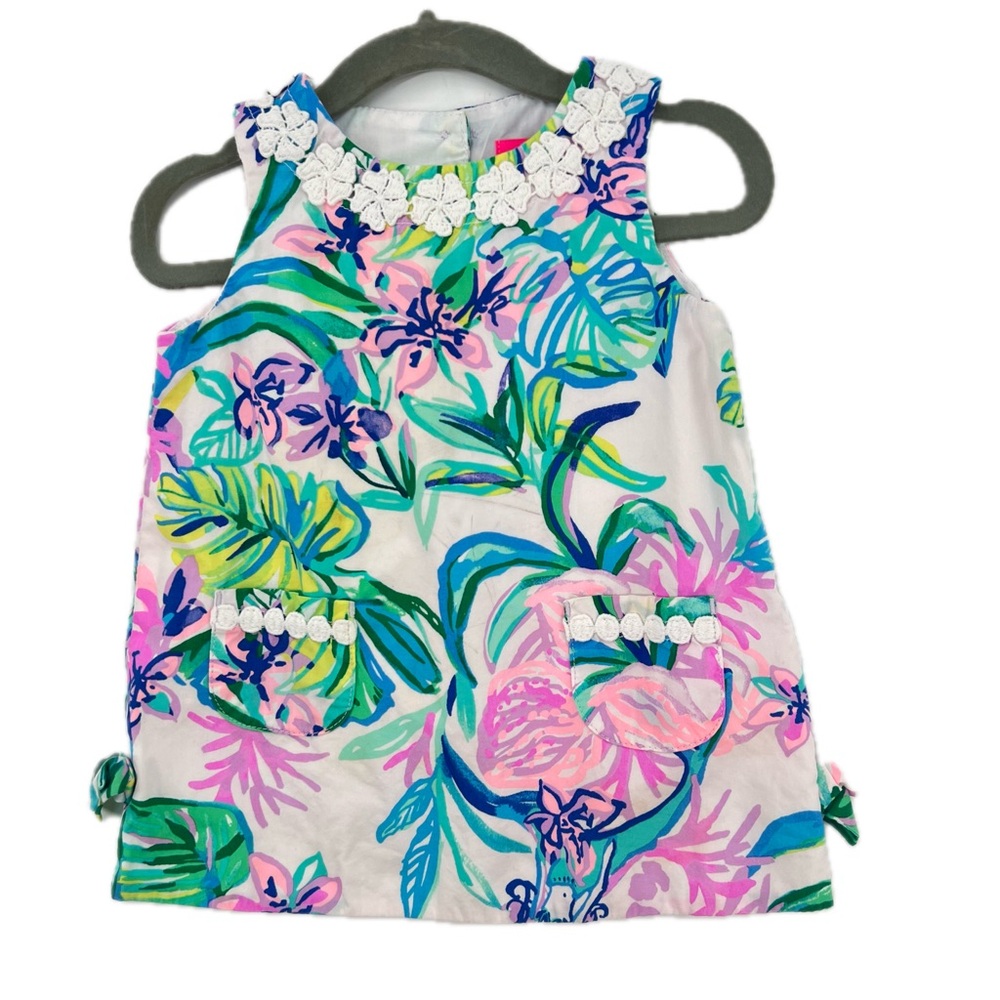 Lilly Pulitzer Infant Girl Shift Dress - Size 12-18 months